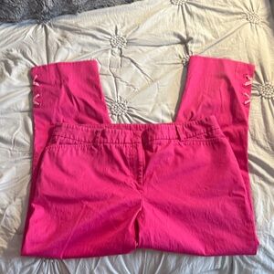 Talbots Pink Perfect Crop Pants